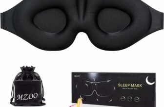 Elevate Your Sleep Experience with MZOO 3D Contoured Cup Sleep Eye Mask