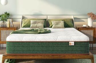 Experience Ultimate Comfort and Support with the Zeffly Queen Size 10-Inch Gel Memory Foam Hybrid Mattress!