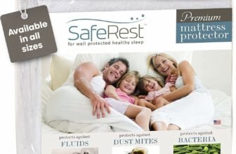 The Ultimate Protection for Your Mattress: SafeRest 100% Waterproof Queen Size Mattress Protector