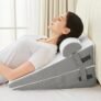 Sasttie Wedge Pillow, 3 Pcs Adjustable Wedge Pillow Headboard for Sleep Apnea