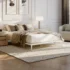 Elevate Your Bedroom: Introducing Our Button-Tufted Bed Frame with Headboard